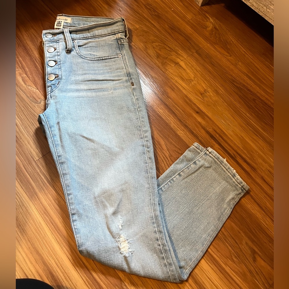 Madewell button front jeans